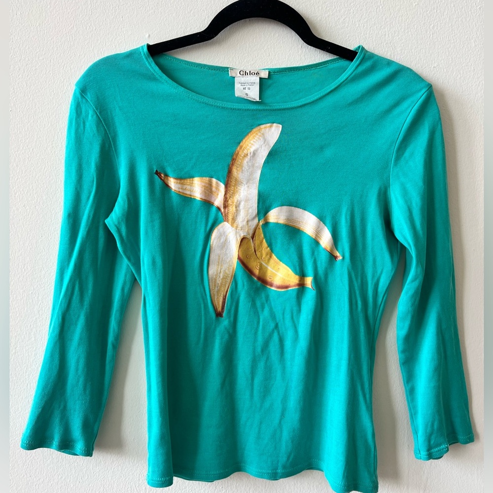 Chloe 2001 S/S Banana top